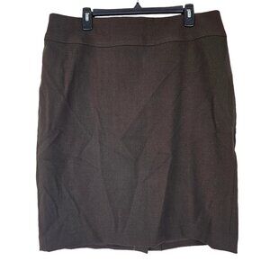 Talbots Chocolate Brown Stretch Pencil Skirt 16